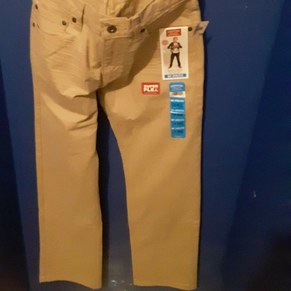 Signature Levi Strauss Pants Khaki Boys 12 Regular - Picture 2 of 5